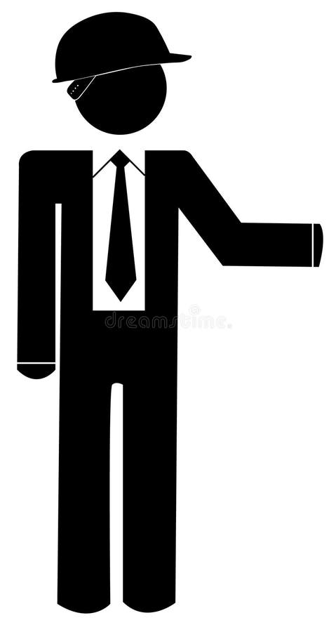 Cartoon Stick Man Drawing Conceptual Illustration Of Criminal Businessman  With Handcuffs. Royalty Free SVG, Cliparts, Vectors, and Stock  Illustration. Image 94311450.