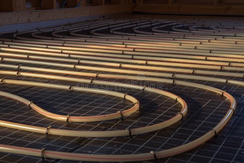 Radiant Floor Heating System Stock Image Image of tubing, hydronic