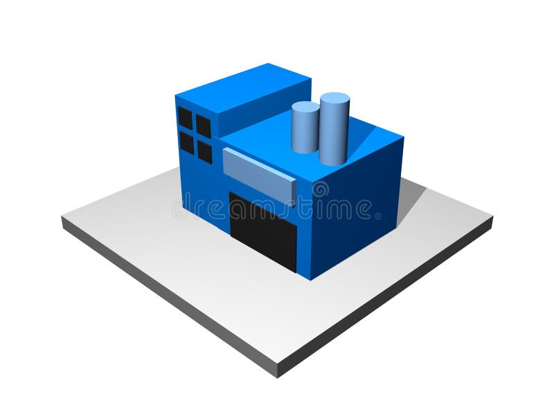 Construction industrielle - diamètre industriel de fabrication illustration stock Construction industrielle - diamètre industriel de fabrication illustration stock