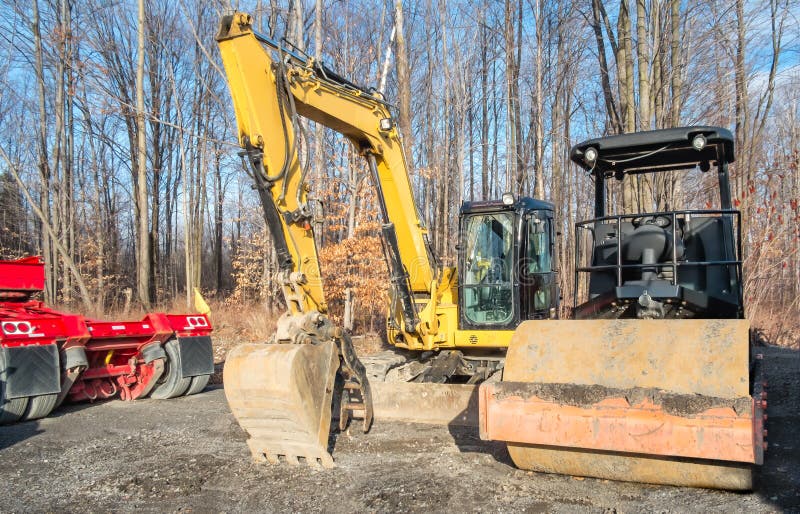 Construction machinery stock photo. Image of demolition 64535198