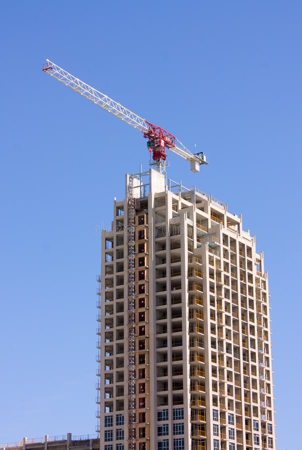 Construction of Modern Highrise Building Stock Image Image of color