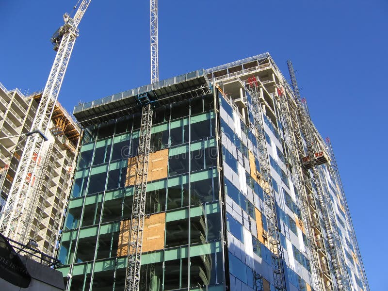 Construction of Modern Office Building in Liverpool