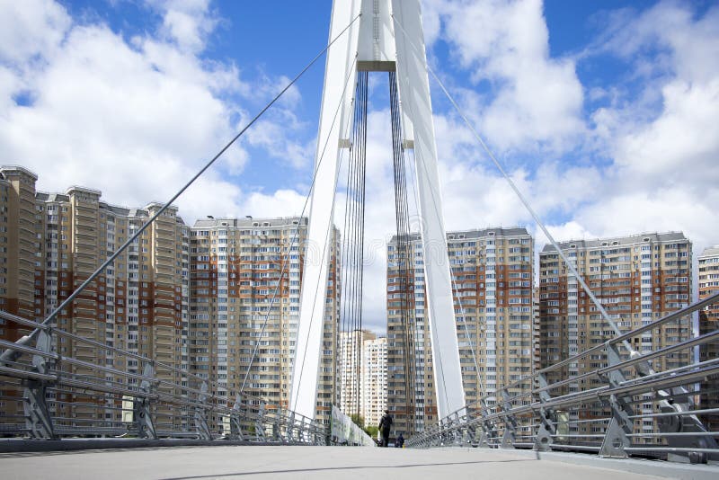 Construction of Moscow river embankment and St. Nicholas Church in new area of Pavshinsky floodplain