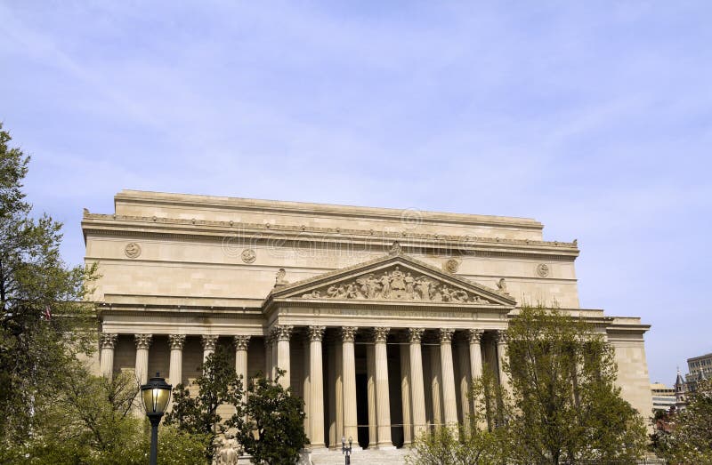 Construction nationale d'archives des Etats-Unis photographie stock libre de droits Construction nationale d'archives des Etats-Unis photographie stock libre de droits