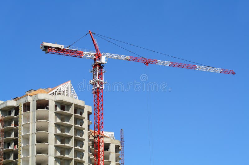 Construction of a new apartment house