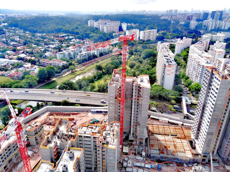 Construction of new buildings in Singapore