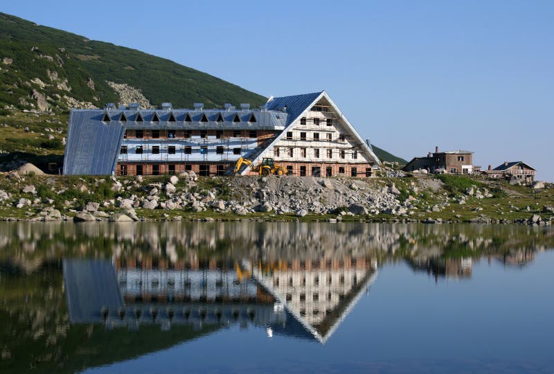 Construction of new hotel in Rila