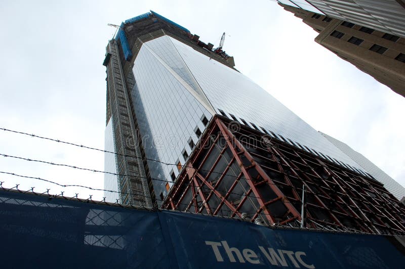 Construction of New World Trade Center Continues Editorial Photography