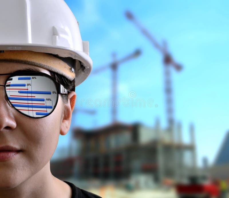 Construction project royalty free stock photos