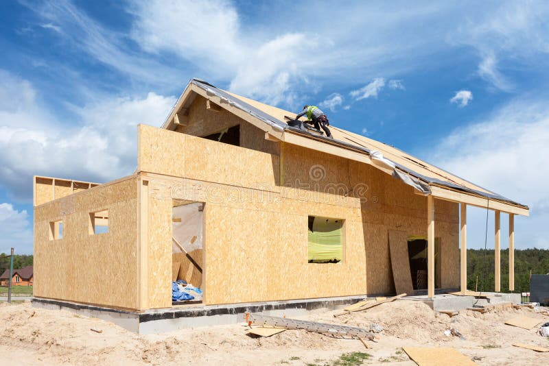 Construction or Repair of House with Insulation, Eaves, Windows, Garage