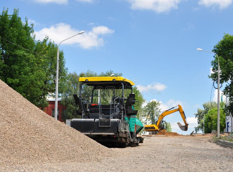 Construction of the road.