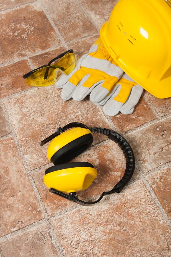 Construction Safety Equipment Stock Photo Image of craft, dangerous