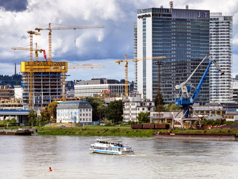 Construction of shopping center