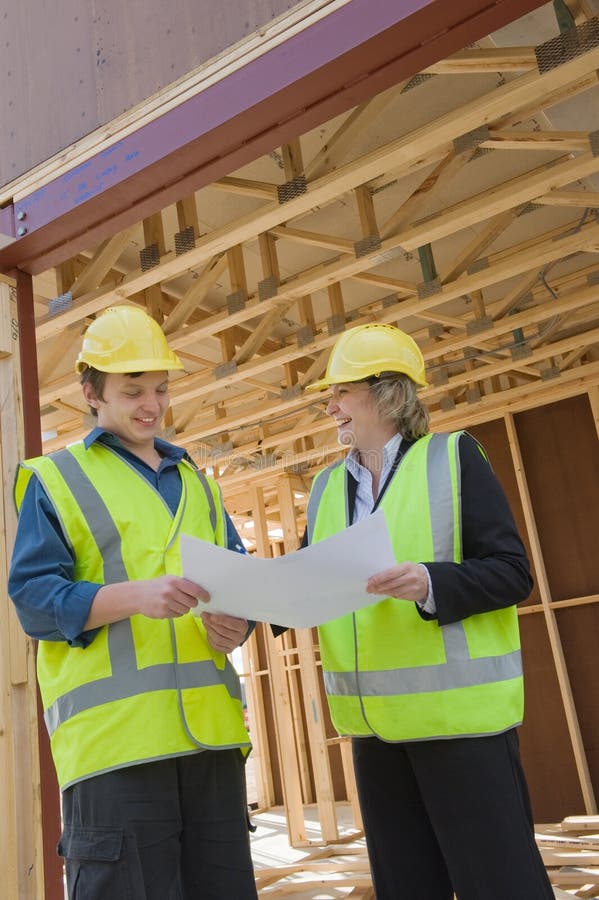 At the construction site royalty free stock image