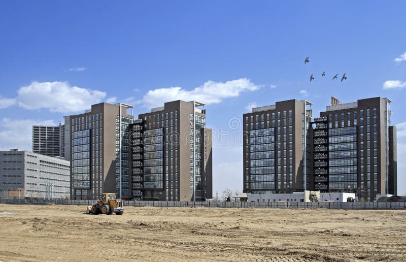 Construction site in Beijing.