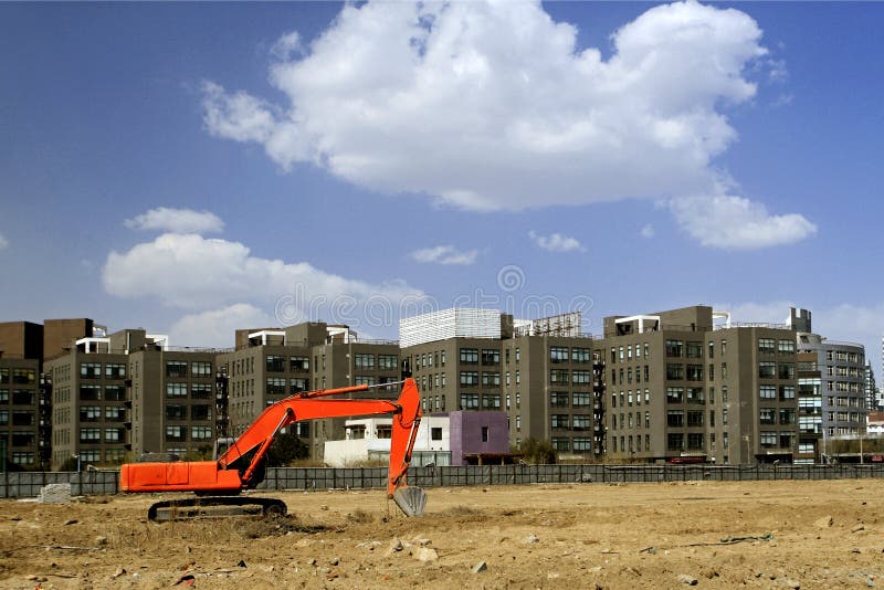 Construction site in Beijing.