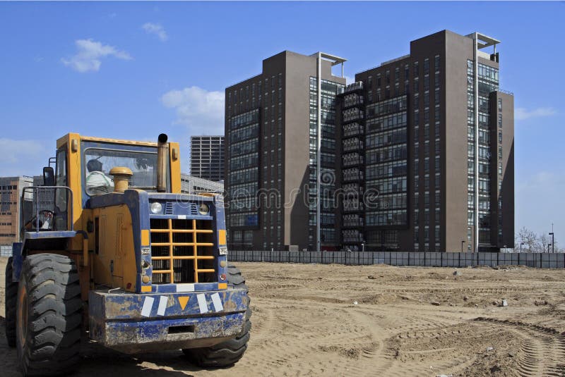 Construction site in Beijing.