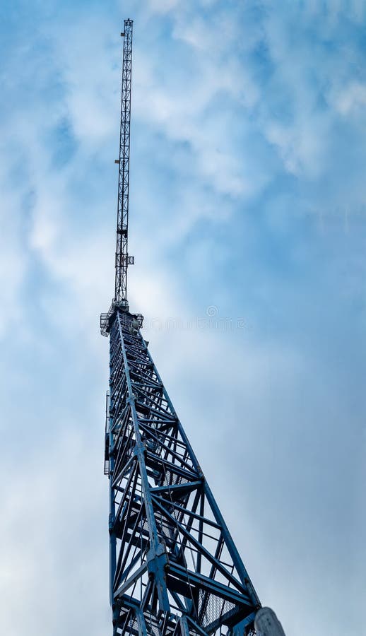 Construction crane against the sky royalty free stock photos Construction crane against the sky royalty free stock photos