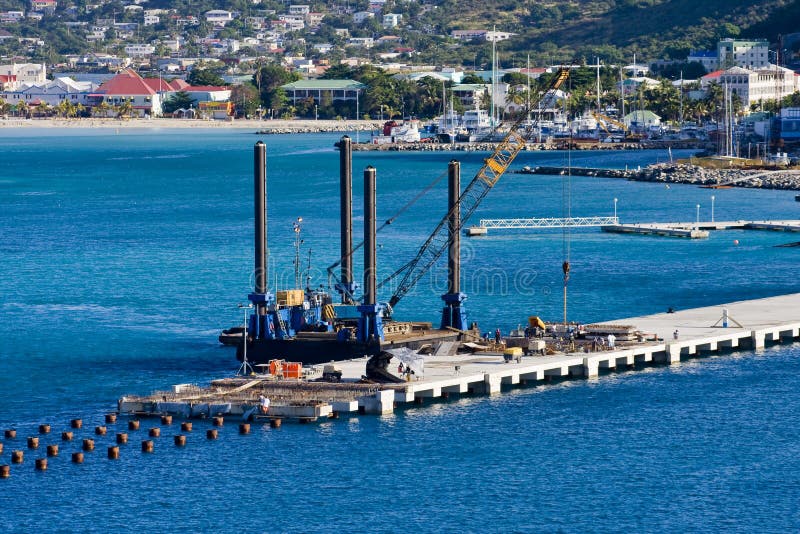 Construction Site at Pier