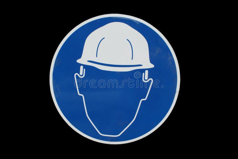 Construction site safety sign stock image Construction site safety sign stock image