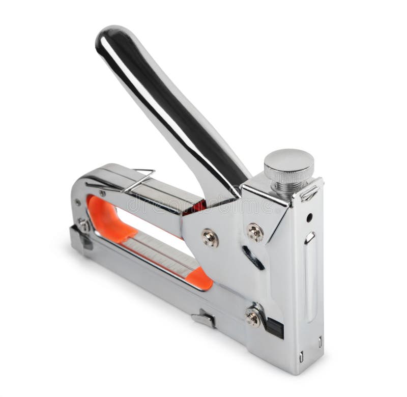 Construction stapler stock image. Image of metal, business 37557059