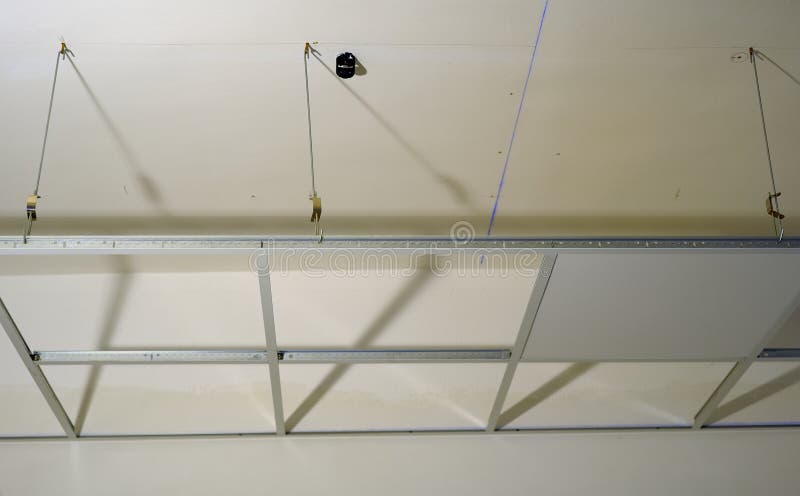 Construction Of The Structure Of A Suspended Ceiling Stock