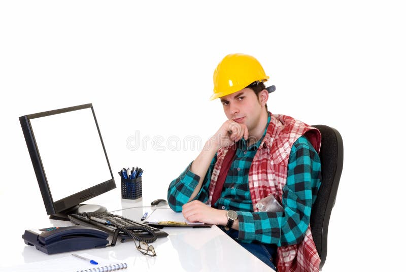 Construction Supervisor Angry Stock Photo Image 6924120