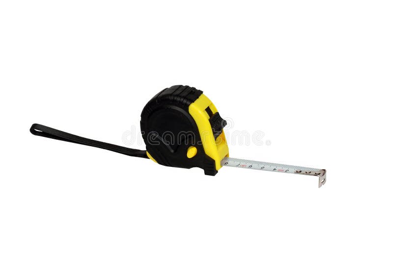 Construction tape measure stock photo. Image of meter 41249268