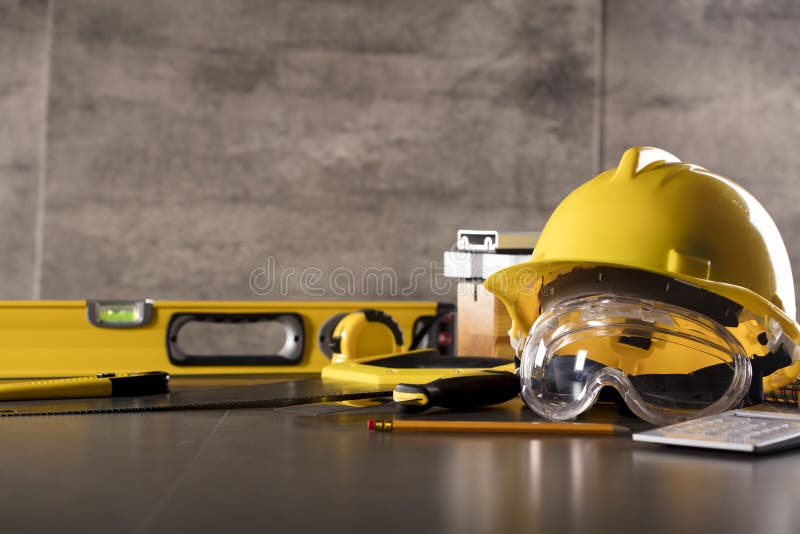 Construction theme. stock image. Image of idea, blueprint 97930621