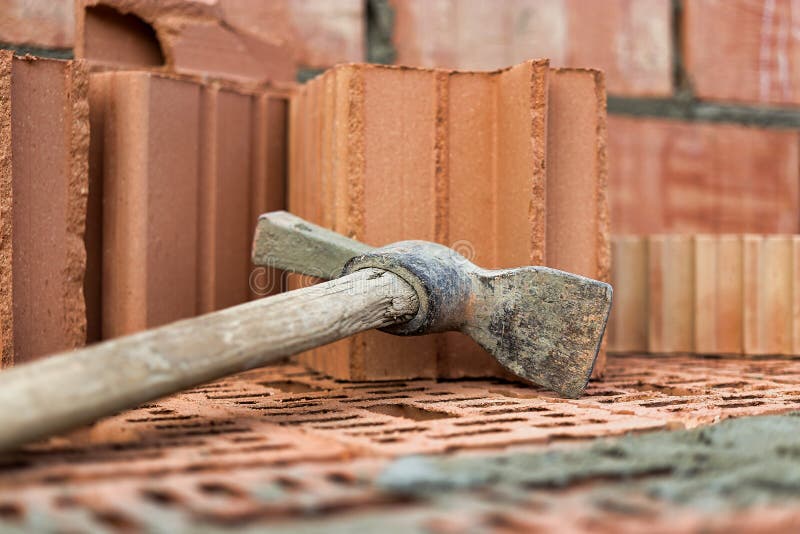 Construction Tool for Laying Bricks and Blocks. Bricklayer S Tools