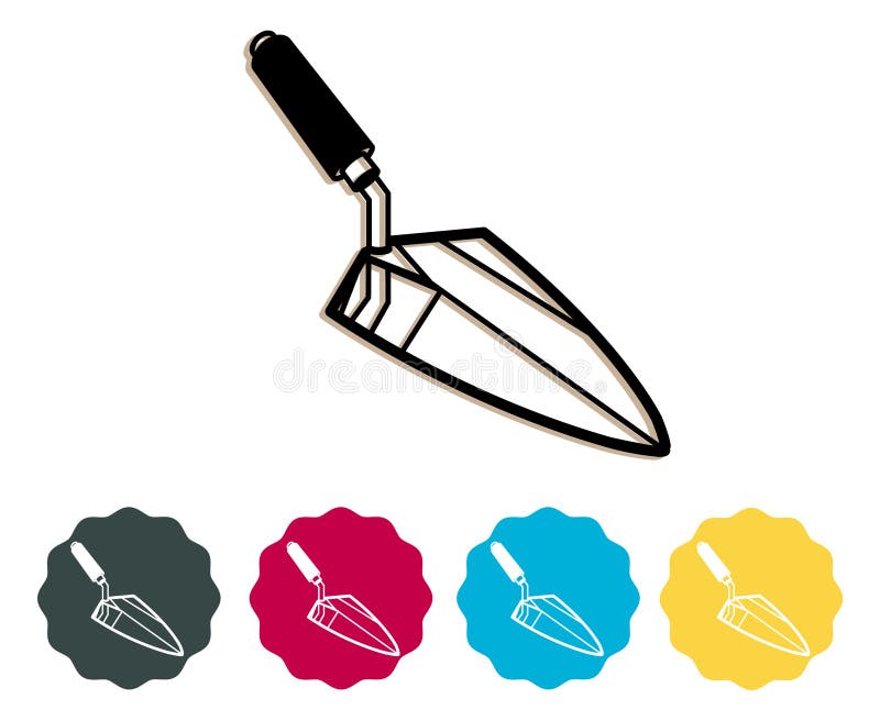 Plastering Trowel Stock Illustrations 3,110 Plastering Trowel Stock