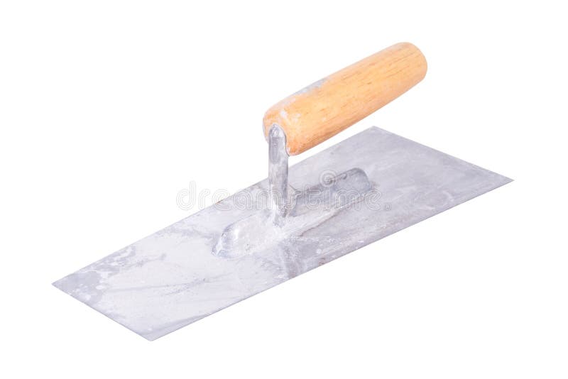 Construction Trowel, Isolated on White Stock Image Image of structure