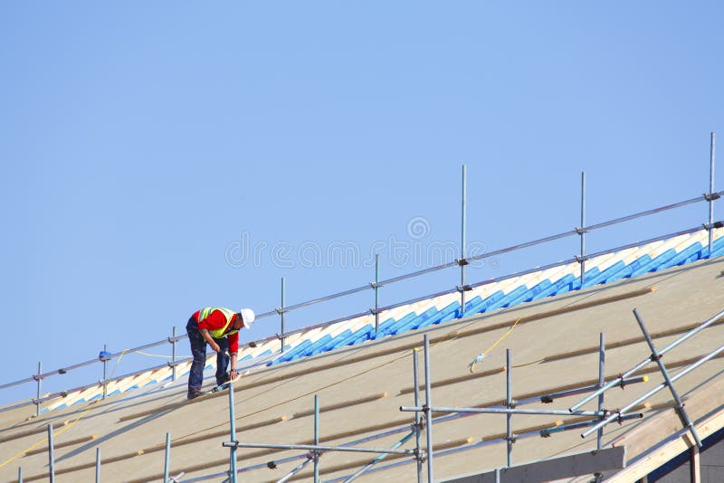 Construction worker stock photography