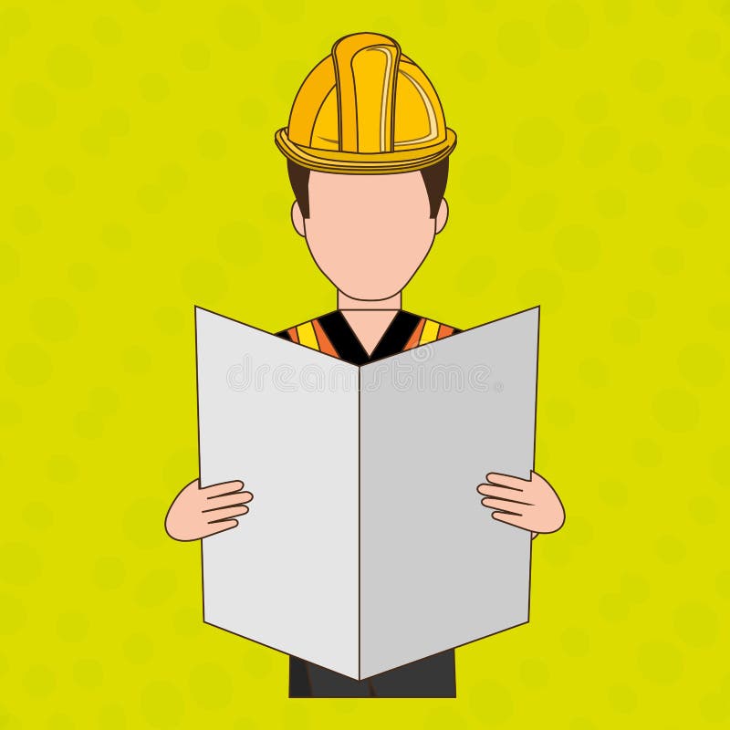 Construction worker design vector illustration