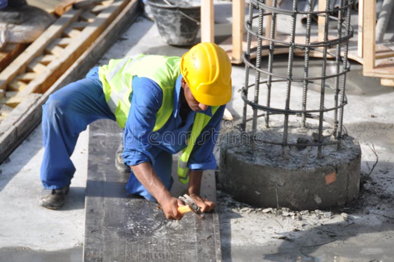 Construction worker royalty free stock images