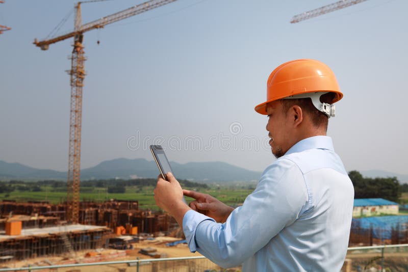 Construction worker royalty free stock images