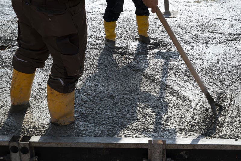 Construction Workers. Concrete Construction. Boots Stock Image Image of impact, breaker 243115365