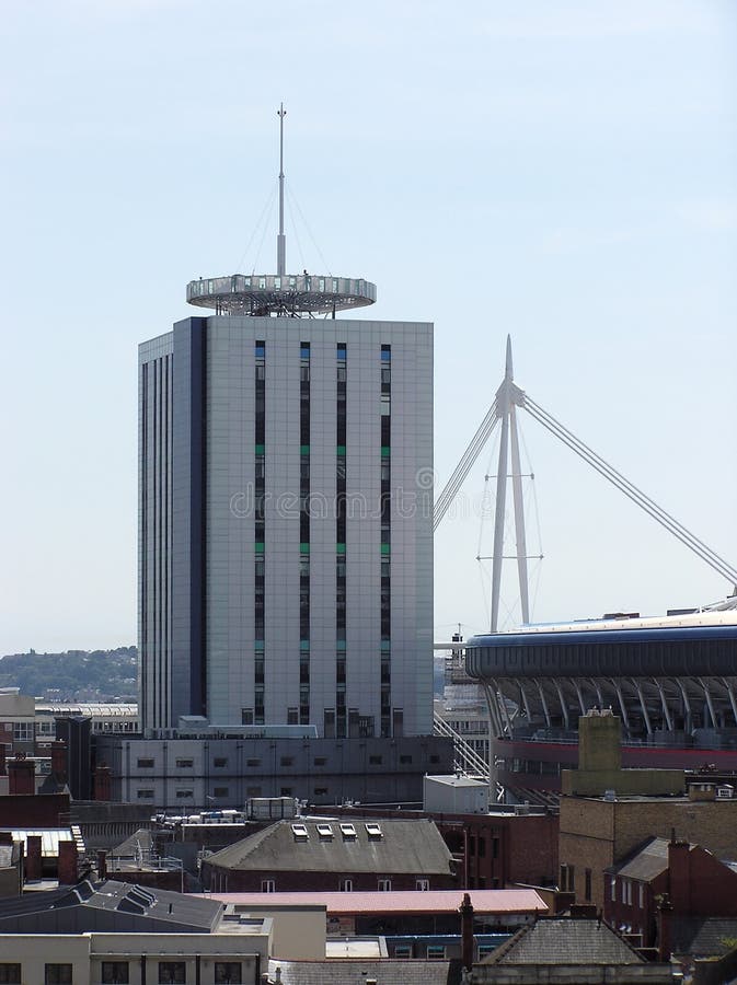 Constructions de Cardiff image stock Constructions de Cardiff image stock