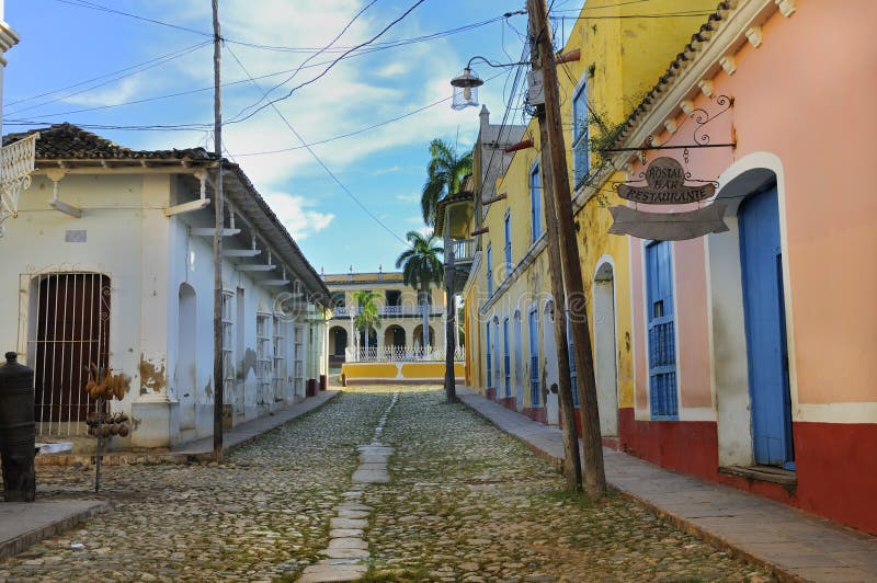 Constructions tropicales au Trinidad, Cuba photos stock Constructions tropicales au Trinidad, Cuba photos stock