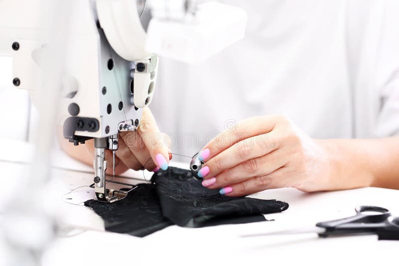 Factory, sewing room stock photo. Image of details, constructor 59756140