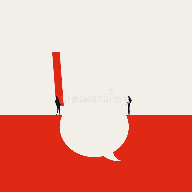 Construire un pont concept de vecteur commercial. symbole de la communication de coopération. illustration de conception minimale. illustration de vecteur