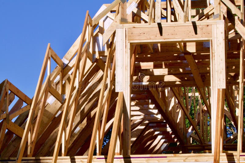 Construção da casa nova imagem de stock royalty free Construção da casa nova imagem de stock royalty free