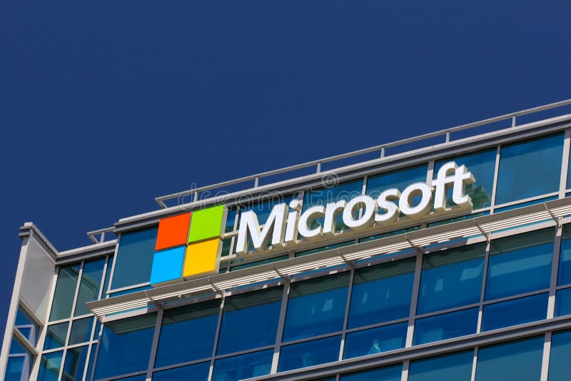 Construção de Microsoft fotografia de stock royalty free Construção de Microsoft fotografia de stock royalty free