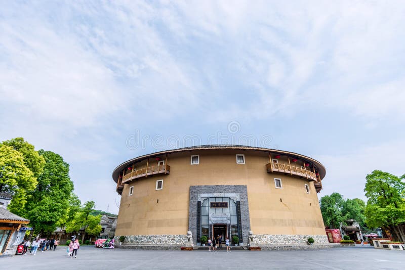 Construção do blogue da cidade antiga de Luodai do marco de Chengdu, China