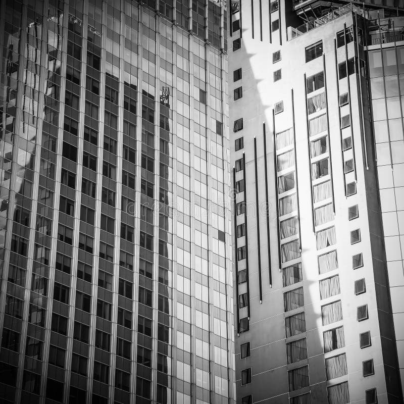 Construção do close up na cidade fotos de stock