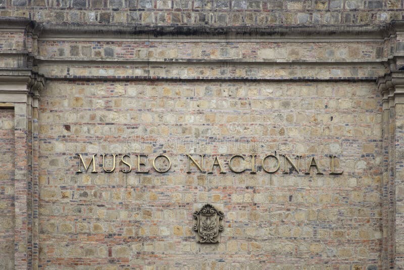 Detail of National Museum of Colombia in Bogota. Detail of National Museum of Colombia in Bogota