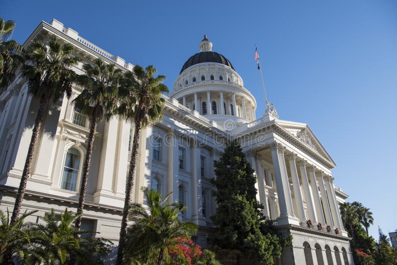 The front of the State Capital Building of California, in city of Sacramento. The front of the State Capital Building of California, in city of Sacramento.