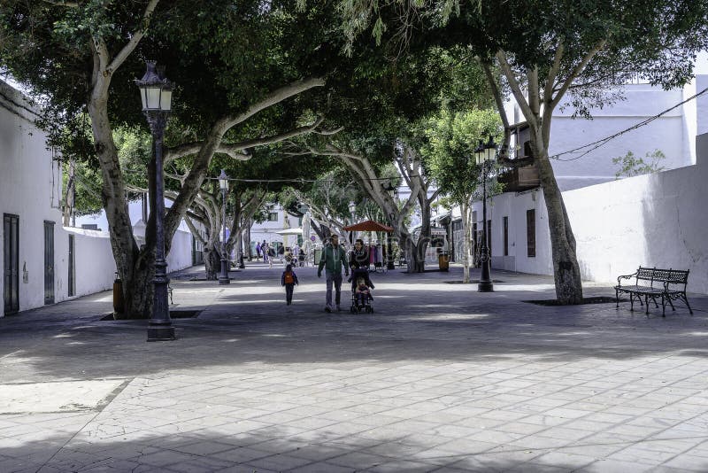 Edifício tradicional em Haria foto de stock royalty free