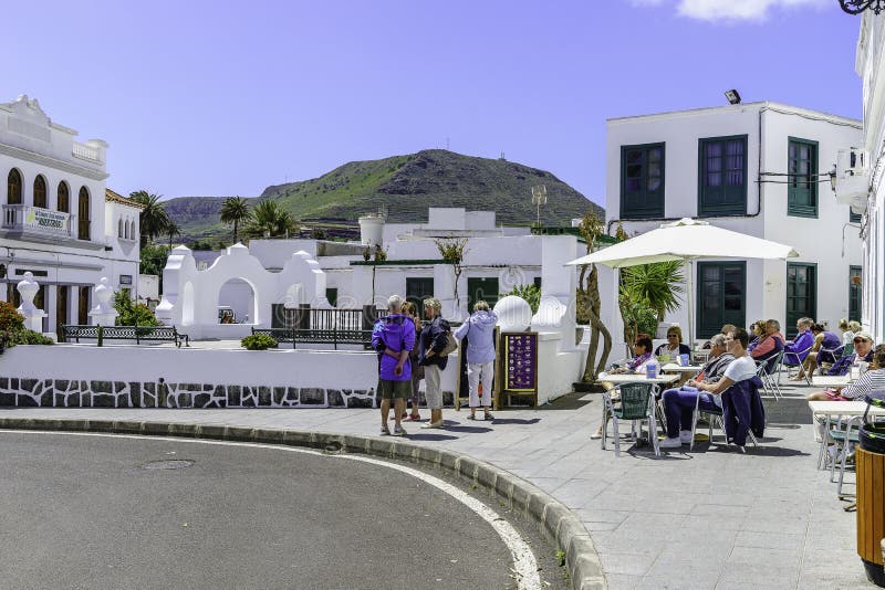 Edifício tradicional em Haria fotos de stock royalty free