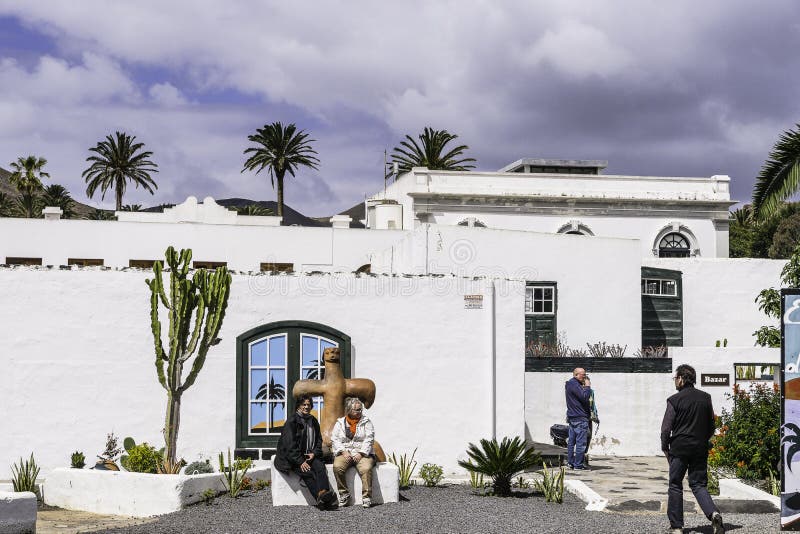 Edifício tradicional em Haria fotografia de stock